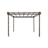 BAMBUSOVÁ PERGOLA JAVA 3,0 m x 3,0 m / VÝŠKA 3,0 m