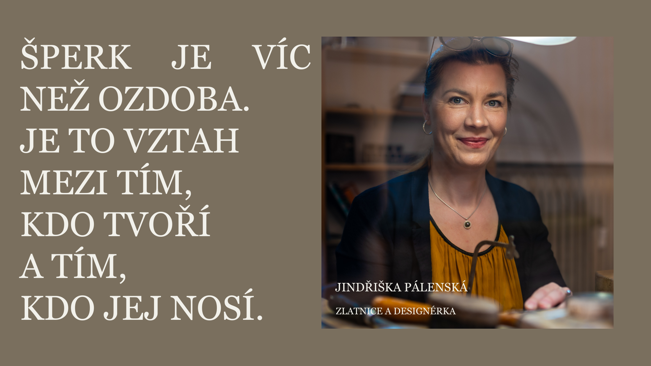 Jindřiška Pálenská zlatnice a desigńrka