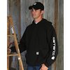 carhartt mens midweight logo sleeve hoodie