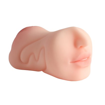 Umělá vagína Aurora s ústy pro oralní sex