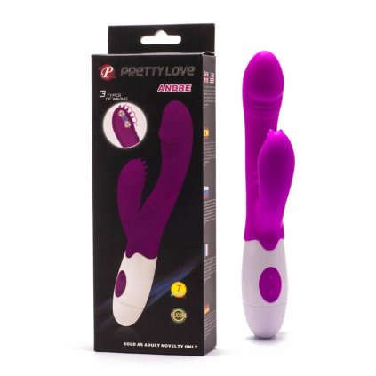. ™˙ DE Silikonový Vibrátor Pretty Love Andre