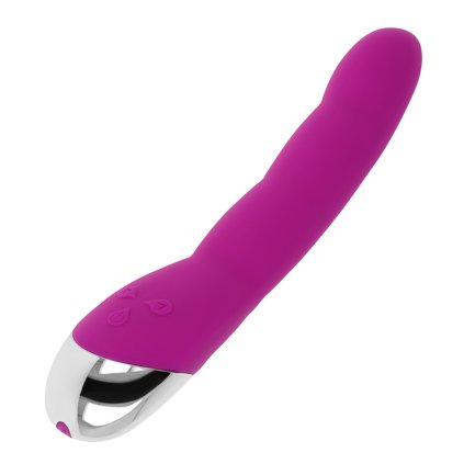 DL Luxusní speciálně tvarovaný vibrátor OHMAMA 6 režimů A 6 rychlostí 21,5 cm lila LILA 21,5 CM