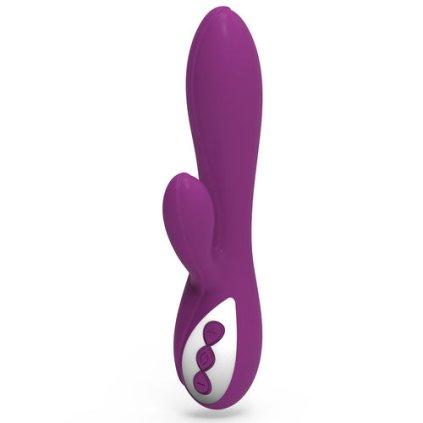 Flexibilní nabíjecí vibrátor Coverme Taylor fialový