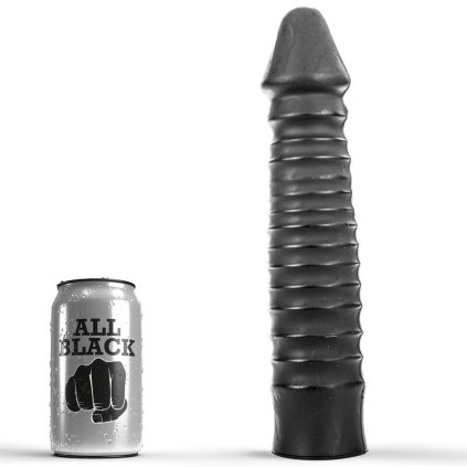. ™˙ DL All black dildo Torus 26 cm