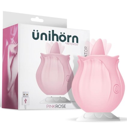 1 tongue licking vibrator pinkrose usb charge dock silicone