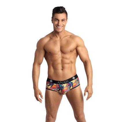 Luxusní pánské boxerky otevřené Comics jock bikini - Anais