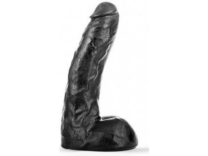 Černé realistické dildo 22 cm