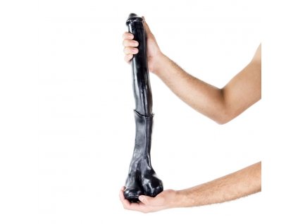 Velké  černé kompatibilní dildo Mega Hercules 50 cm