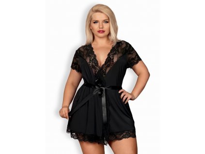 # Elegantní župan 810 - PEI black 2XL/3XL -  Obsessive