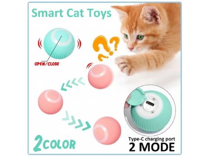 Interaktivní živý míček pro kočičky i pejsky