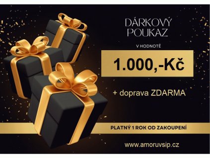 darkovy poukaz 1000, Kč c