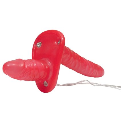 bad kitty double strap on pripinaci penis vibracni ruzovy img 5714740000 fd 3