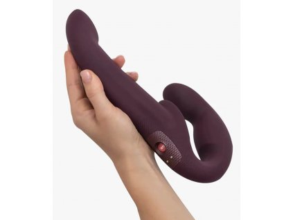 HOT FUN FACTORY Share Vibe Pro strap-on - Cool Grey