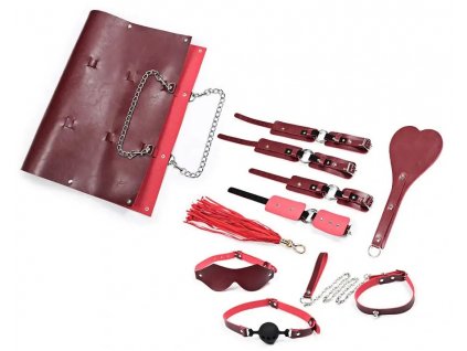 HOT BASIC X Handbag luxusní BDSM sada červená