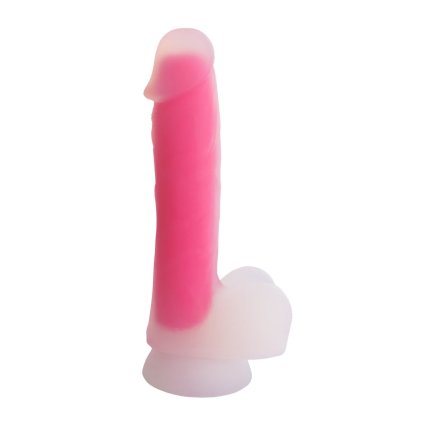 boom dual density dildo glow in dark ruzove img BOM00090 fd 3
