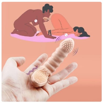 Vibrátor na prst a masér vagíny Paqin