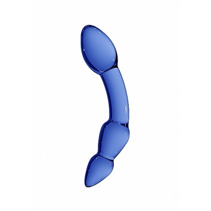 chrystalino superior sklenene dildo oboustranne modre img shmCHR006BLU fd 3