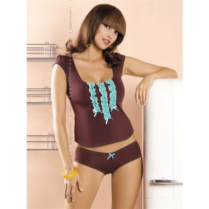 # Souprava Gossip top+shorts - Obsessive (Barva dle obrázku, Velikost S/M)