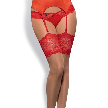 # Secred stocking Obsessive (Barva Červená, Velikost L/XL)