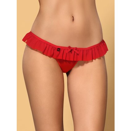 # Tanga 827-THO thong - Obsessive (Barva Červená, Velikost L/XL)