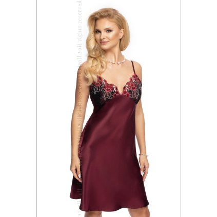 damska nocni kosilka elodie vinova vzor irall 2