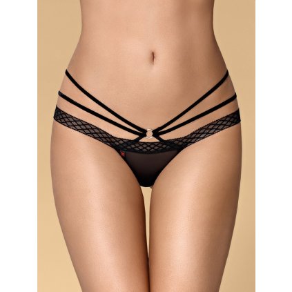 # Svůdná tanga 855 - THO - Obsessive (Barva Černá, Velikost L/XL)