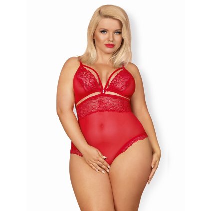 54272 elegantni body 838 ted red xxl obsessive
