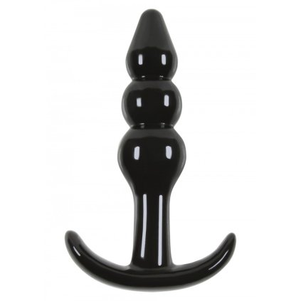 gelovy analni kolik t plug ripple cerny img 18179 BLACK 01 fd 3