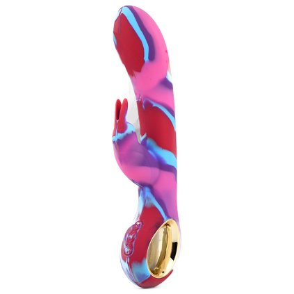 ™˙ AW Silikonový vibrátor Rainbow