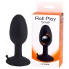 Seven Creations Roll Play Weighted Butt Plug Small Black F0071B10PGCX 6946689011248 Multiview