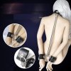 stainless steel bar set leather neck collar to hand cuffs good girl xox buy bdsm bondage gear tools toys online 720x