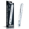 12 flawless clear double dildo (4)