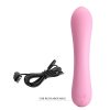 Vibrátor s paměťovou funkcí z extra jemného měkkého silikonu Pretty Love Matt Pink