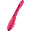14v1 Luxusní multifunkční párový 2 motorový vibrátor Elastic Game Satisfyer - červený