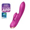 satis02613 Vibrator SATISFYER DOUBLE FLEX fialovy 1