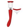 dream toys georgia doppelstimulator saugvibrator rot 35 cm