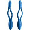 14v1 Luxusní multifunkční párový 2 motorový vibrátor Elastic Game Satisfyer - modrý