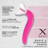 295884 1 basic x vakuova pumpa s jazyckem a vibratorem 3v1 ruzova