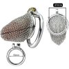 stainless steel mesh male cock cage small xinghaoya 2