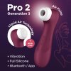 402997 1 satisfyer pro 2 generation 3 bluetooth app stimulator na klitoris wine red
