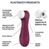 402997 5 satisfyer pro 2 generation 3 bluetooth app stimulator na klitoris wine red