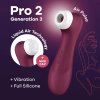 403003 4 satisfyer pro 2 generation 3 stimulator na klitoris wine red
