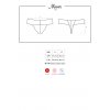 # Dámské tanga Miamor thong - Obsessive (Barva Černá, Velikost L/XL)