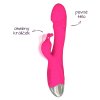 424906 2 basic x axel rabbit vibrator ruzovy