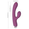 424909 2 basic x loris rabbit vibrator fialovy