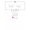 Nezbedná podprsenka Lovica half-bra - Obsessive (Barva Červená, Velikost L/XL)