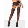 # Elegantní punčochy Shibu stockings - Obsessive (Barva Černá, Velikost L/XL)