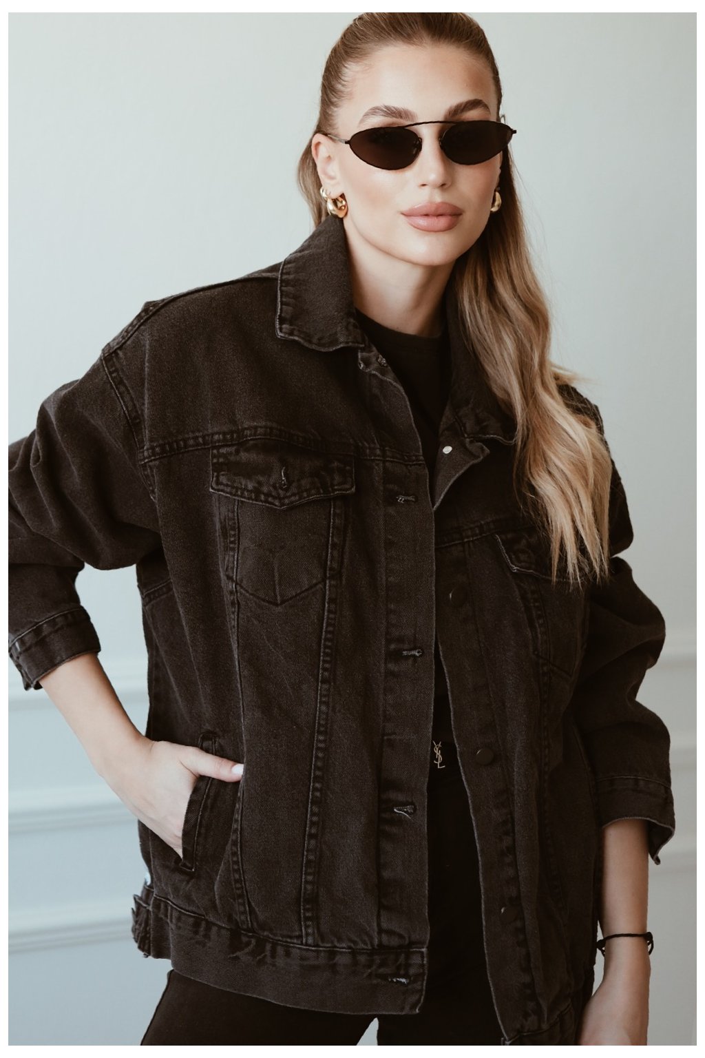 Oversize denim bunda vintage Weekend