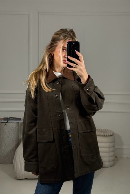 Zelená parka Noelle