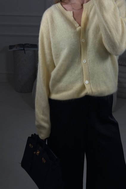Baby yellow cardigan svetr Soléne